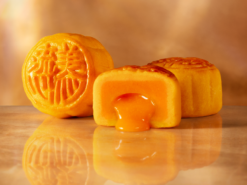 [MX09] 流心奶黄月餅 Hong Kong MX Lava Custard Mooncake - 8 pcs per box
