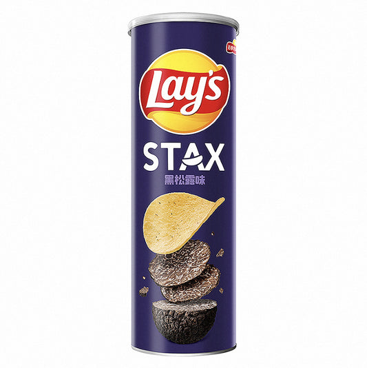 Lays Stax Black Truffle Flavor - 90 grams