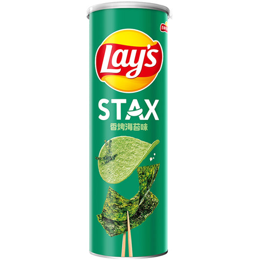 Lays Stax Roasted Seaweed Flavor - 90 grams