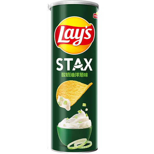 Lays Stax Sour Cream & Onion Flavor - 90 grams