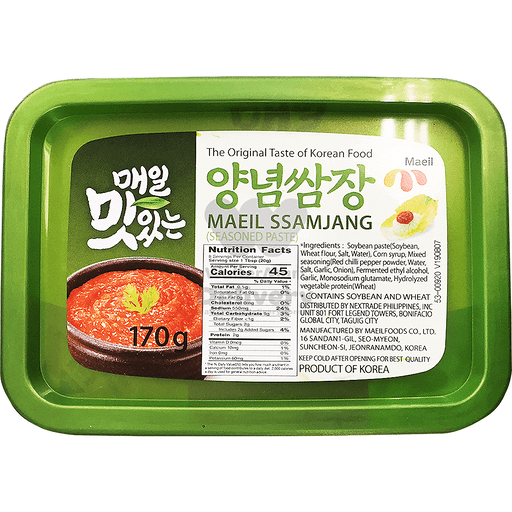 Maeil Ssamjang Korean Spicy Seasoned Soybean Paste - 170 grams