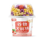 Meizhou Strawberry Cereal Mix with Yogurt Drink (Cup) Pink - 180+32 grams