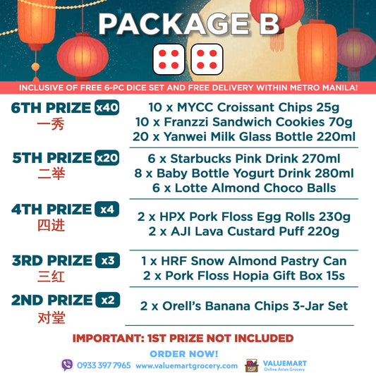 Dice Game Mid-Autumn Prize Package - Set B