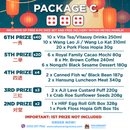 Dice Game Mid-Autumn Prize Package - Set C
