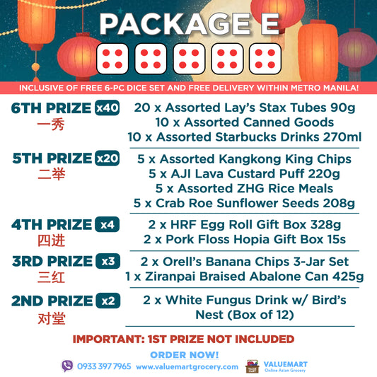 Dice Game Mid-Autumn Prize Package - Set E