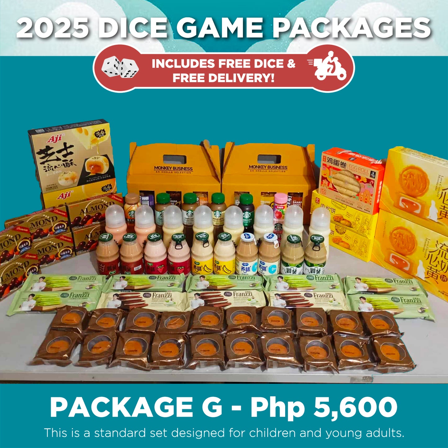 Dice Game Mid-Autumn Prize Package - Set G