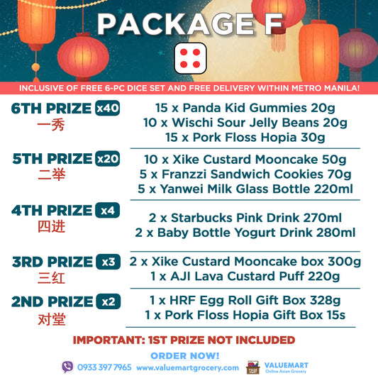 Dice Game Mid-Autumn Prize Package - Set F