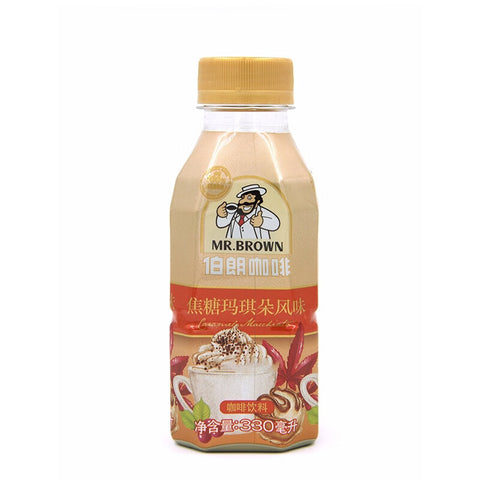 Mr. Brown Caramel Macchiato Coffee Drink - 330 ml