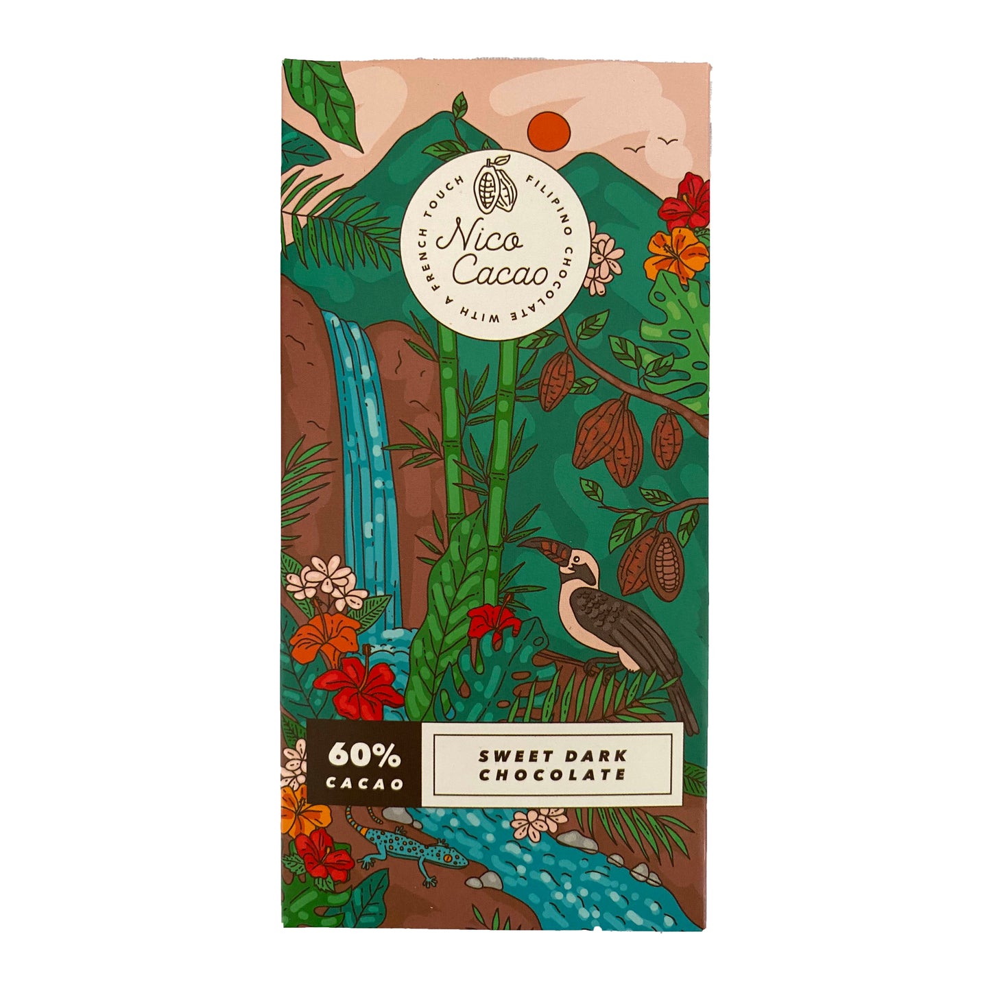 Nico Cacao 60% Sweet Dark Chocolate - 100 grams