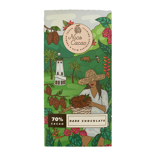 Nico Cacao 70% Dark Chocolate - 100 grams
