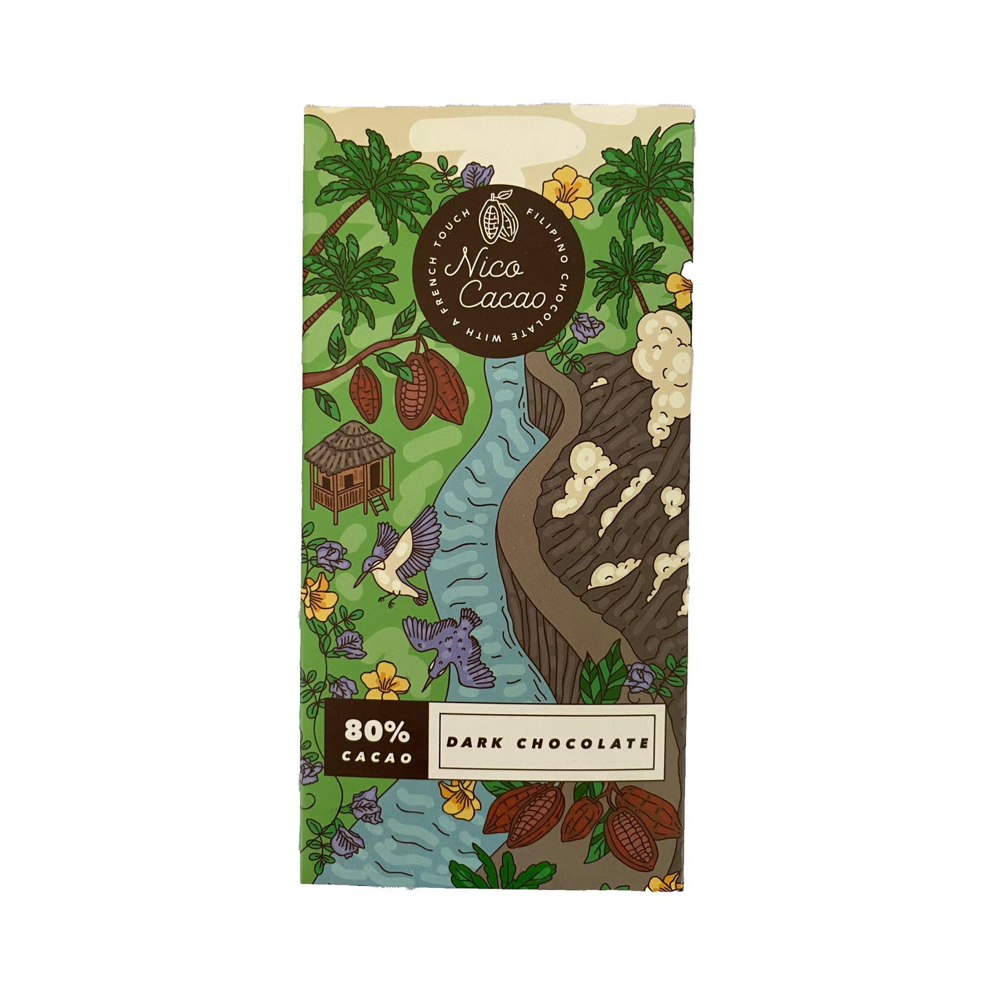 Nico Cacao  80% Dark Chocolate - 100 grams