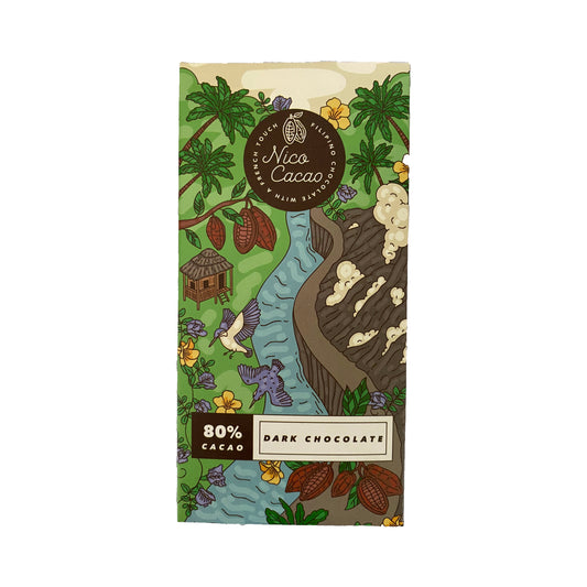 Nico Cacao  80% Dark Chocolate - 100 grams