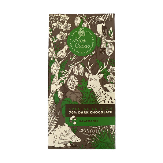 Nico Cacao 70% Calamansi Dark Chocolate - 100 grams