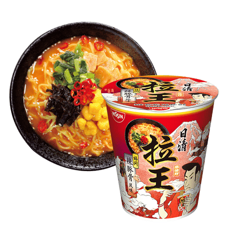 Nissin King Cup Noodles (Fukuoka Spicy Tonkotsu Flavor) - 79 grams