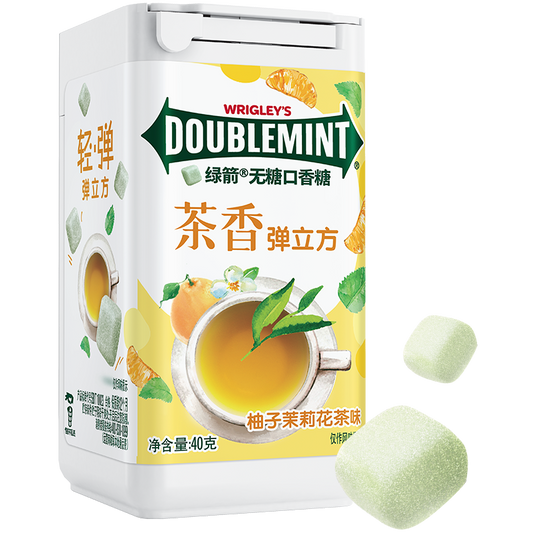 Doublemint Cube 零糖口香糖（葡萄柚茉莉薄荷口味）-40 克