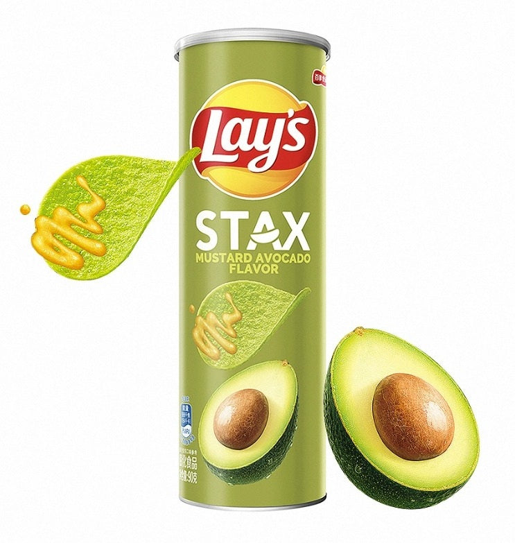 Lays Stax Avocado Wasabi Mayo Flavor - 90 grams