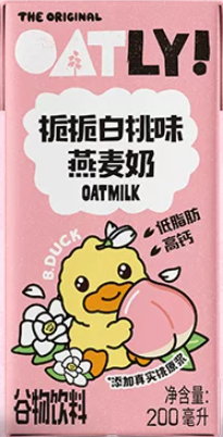 OATLY White Peach Oat Milk - 200 ml