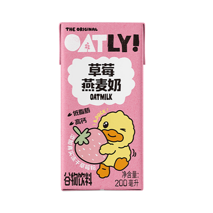 OATLY Strawberry Oat Milk - 200 ml