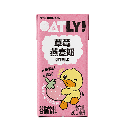 OATLY Strawberry Oat Milk - 200 ml