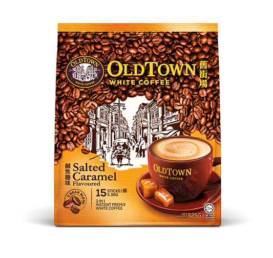 Old Town White Coffee Salted Caramel - 540 grams (15 sticks)