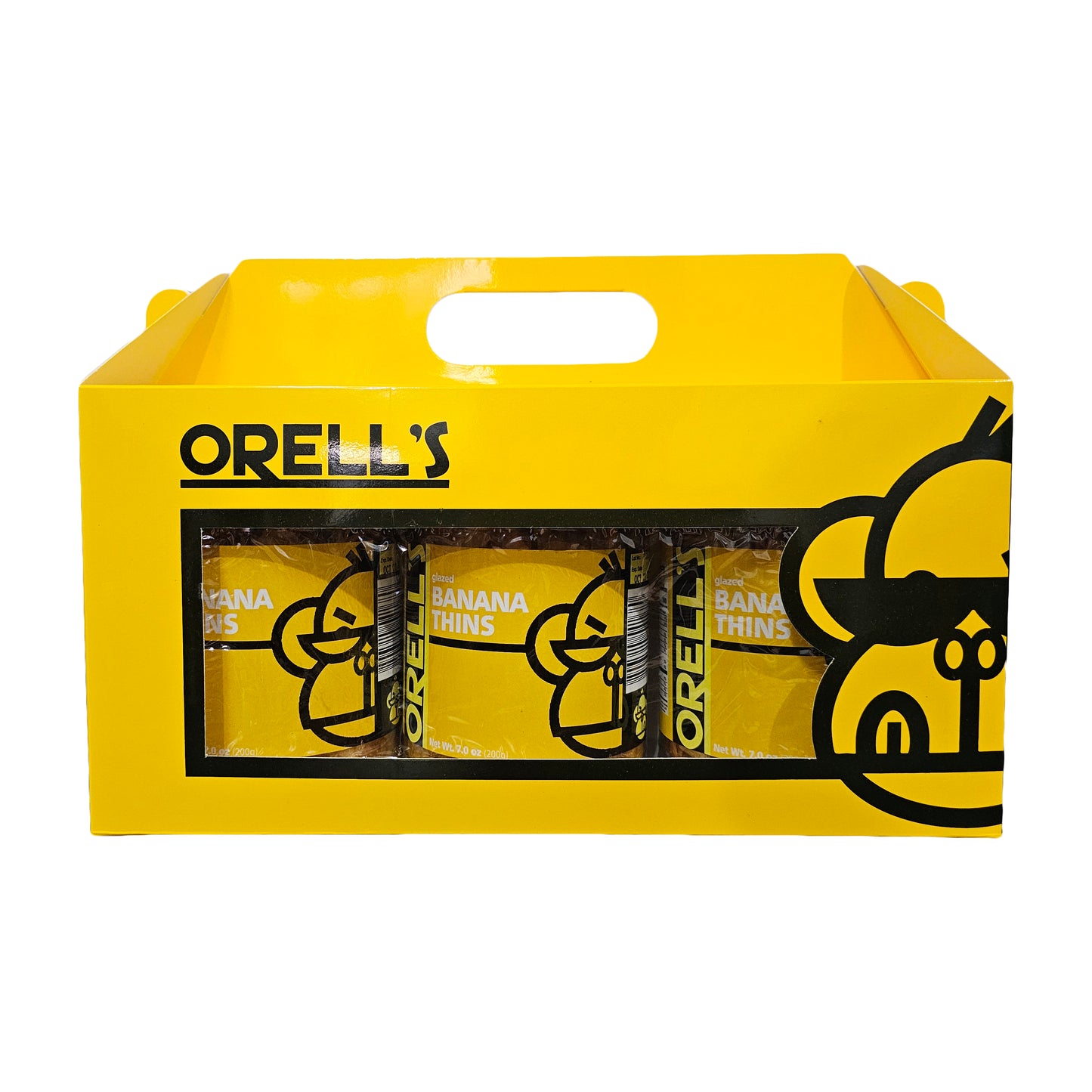 Orell's 3-Jar Holiday Banana Thins Gift Set - 200 grams x 3 jars