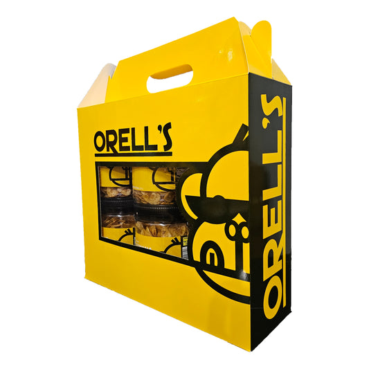 Orell's 6-Jar Holiday Banana Thins Gift Set - 200 grams x 6 jars