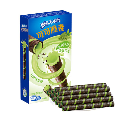 Oreo Cream-Filled Wafers (Matcha Flavor) - 50 grams