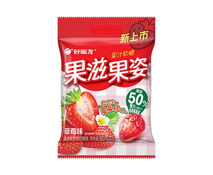 Orion QQ Gummy Candies (Strawberry Flavor) - 60 grams