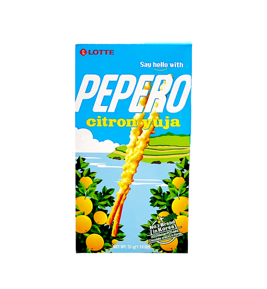 Lotte Pepero Citron Yuja - 32 grams