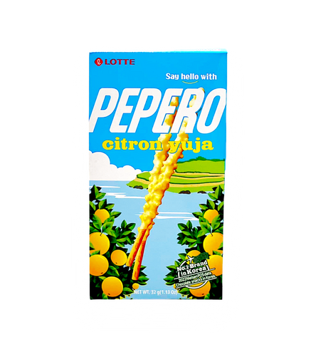 Lotte Pepero Citron Yuja - 32 grams