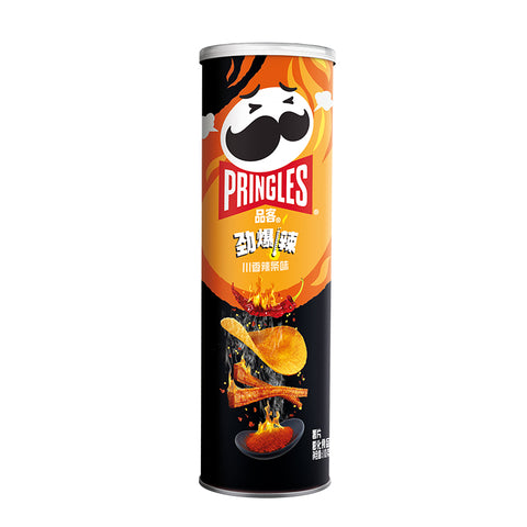 Pringles Super Hot Potato Chips (Spicy Strips Flavor) - 110 grams