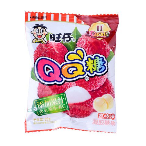 QQ Lychee Flavored Gummy Candy - 20 grams