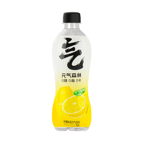 Qi Lemon Sparkling Water (Sugar-Free) - 480 ml