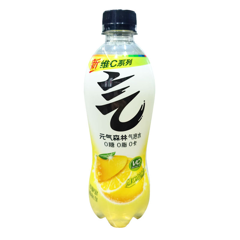 Qi Lemon Sparkling Water (Sugar-Free) - 480 ml