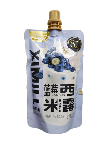 ShengHeTang Grass Jelly Pudding Drink Pouch (Blueberry Sago Flavor) - 150 grams