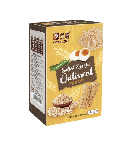 [50% OFF!] TK Food Salted Egg Yolk Oatmeal Cookies (Small Box) - 100 grams