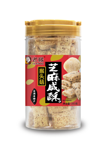 TK Food Salted Sesame Cookies (Tube) - 380 grams
