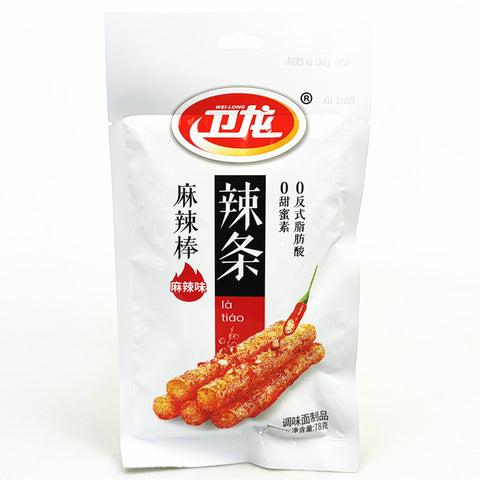 Weilong La Tiao Mala Spicy Flavor - 78 grams
