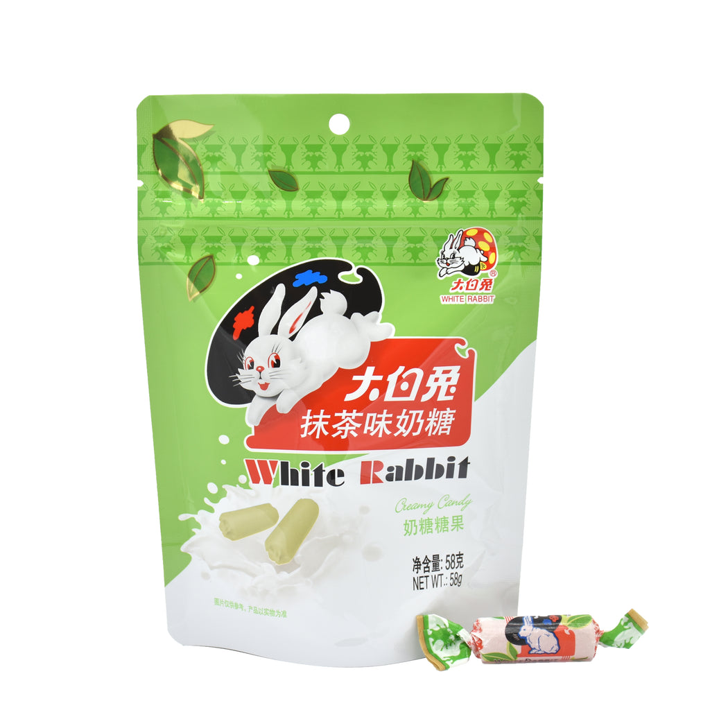 White Rabbit Candy Special Edition Flavors (Matcha Flavor) - 58 grams ...