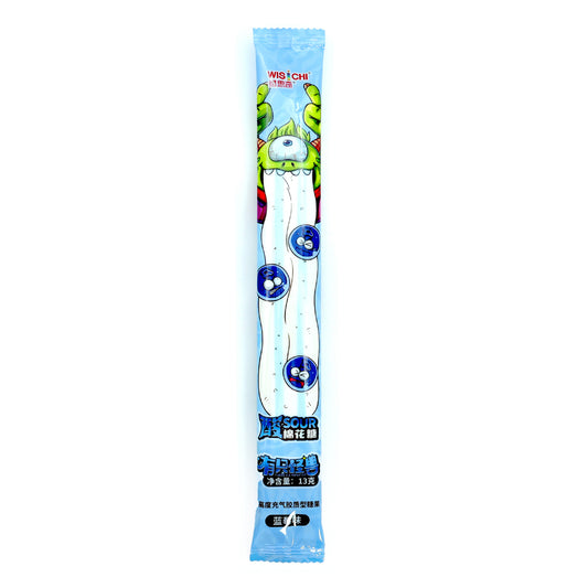 Wischi Sour Marshmallow Stick (Blueberry Flavor) - 13 grams