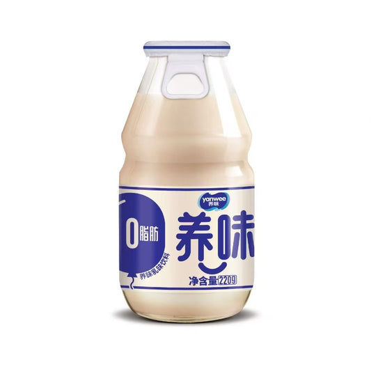 Yanwei Yogurt Drink in Glass Bottle (Original Flavor) - 220 ml