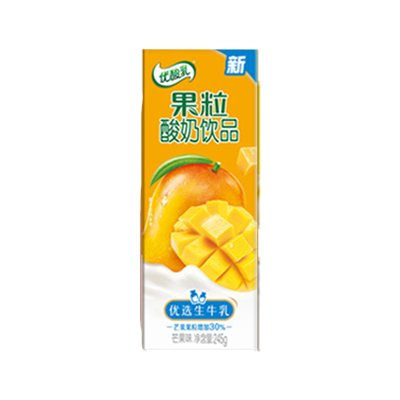 Yili Yogurt Drink with Nata (Mango Flavor) - 245 grams