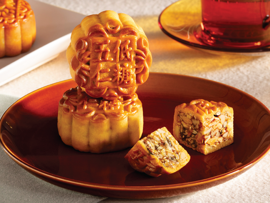 [MX07] 低糖(減糖)五仁月餅 Hong Kong MX Low (Reduced) Sugar Mixed Nuts Mooncake - 6 pcs per box