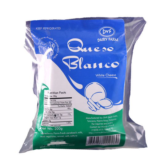 DVF Carabao's Spanish-Style White Cheese (Quezo Blanco) - 200 grams