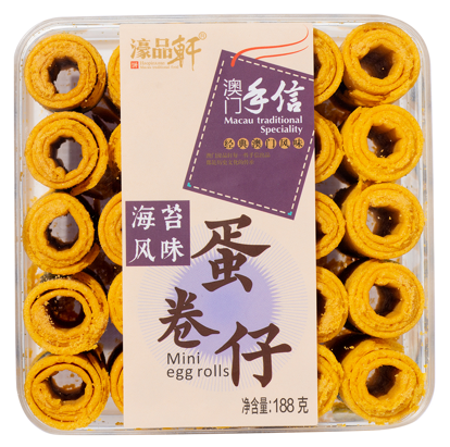 Haopinxuan Mini Egg Rolls (Seaweed Flavor) - 188 grams