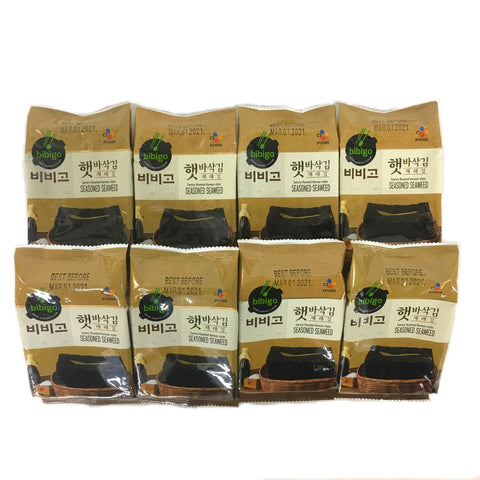 Bibigo Seasoned Seaweed - 8 packs x 5 grams