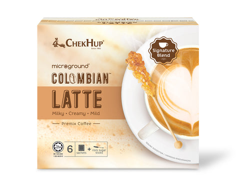 ChekHup Premium Microground Columbian Latte with Rock Sugar Sticks - 198 grams