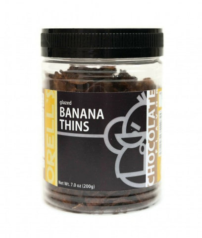 Orell's Chocolate Glazed Banana Thins - 200 grams