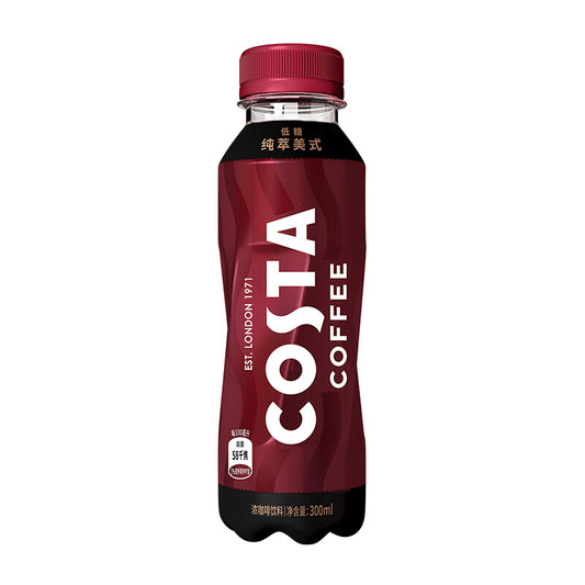 Costa Coffee 低糖美式咖啡 (瓶装) - 300 毫升