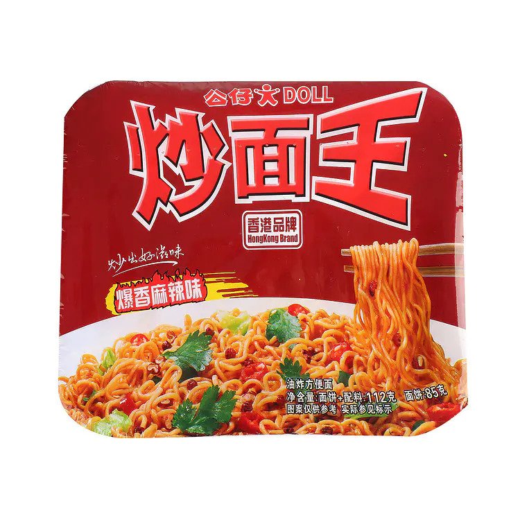 Doll Hot & Spicy Instant Fried Noodles - 109 grams